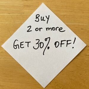 Promotional Offer Sign